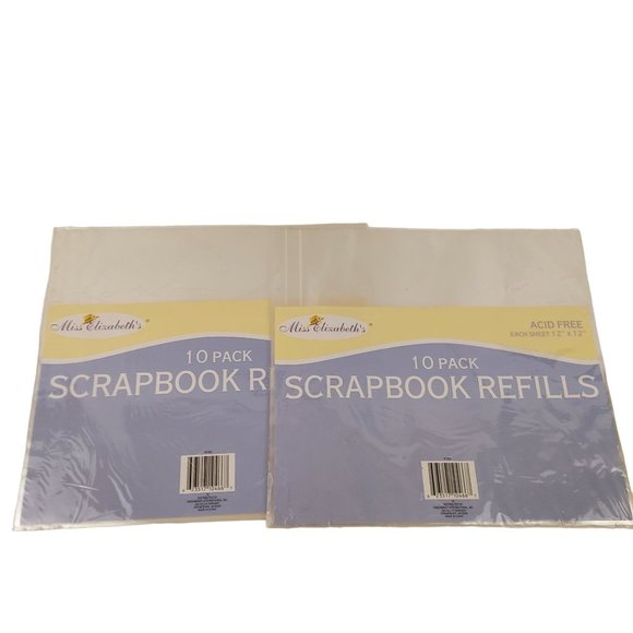Miss Elizabeths Scrapbook Page Refill Acid Free 12" x 12" Clear Protector Sleeve - Picture 1 of 6